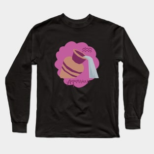 Aquarius: Break free, with innovation as your guide. Long Sleeve T-Shirt